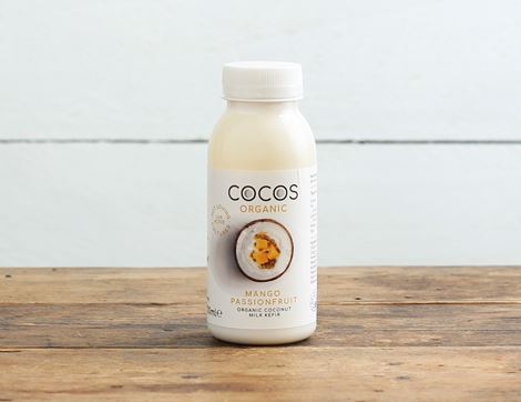 mango and passionfruit coconut milk kefir drink cocos