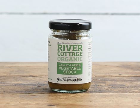garlic and herbs vegetable stock