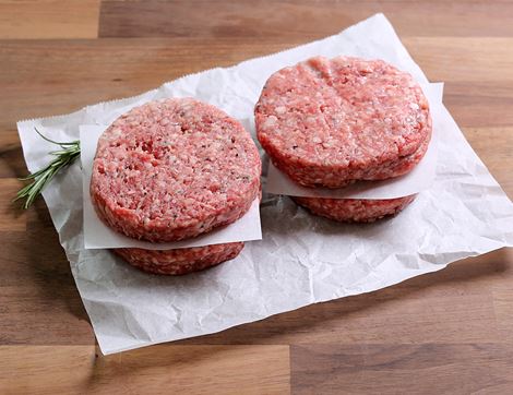 Lamb Burgers, Organic, Daylesford (454g)