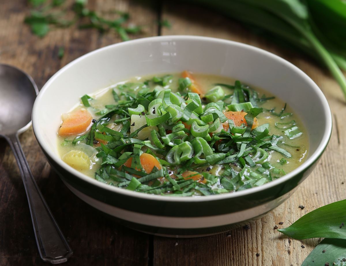 Wild Garlic Spring Soup 