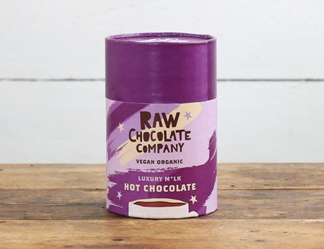 luxury m*lk hot chocolate raw chocolate co