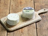 Sussex Slipcote Garlic & Herb Sheep's Cheese, Organic, High Weald Dairy (100g)