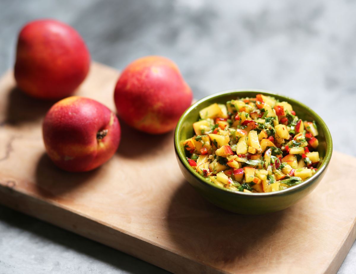 Gingery Nectarine Relish