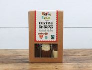 festive hot chocolate spoons cocoa loco