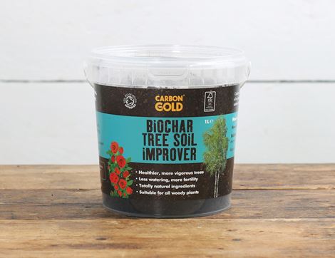 tree soil improver suitable for organic growing carbon gold