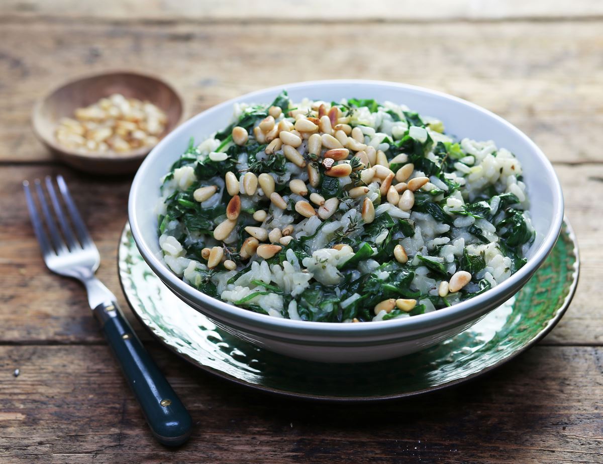 Springtime Greens Risotto