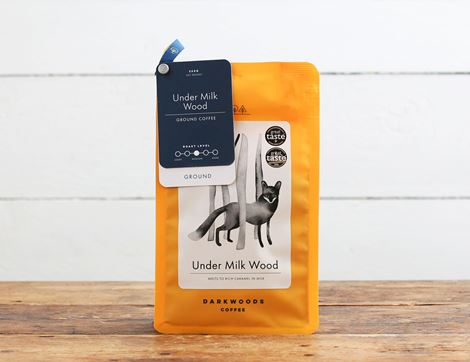 under milk wood ground coffee dark wods coffee