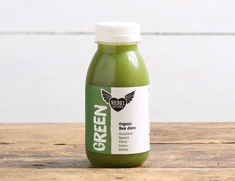 Cucumber, Spinach, Celery, Lemon & Parsley Juice, Organic, Rebel Kitchen (250ml)