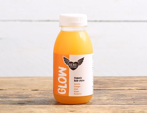 Carrot, Orange, Lime, Ginger & Turmeric Juice, Organic, Rebel Kitchen (250ml)