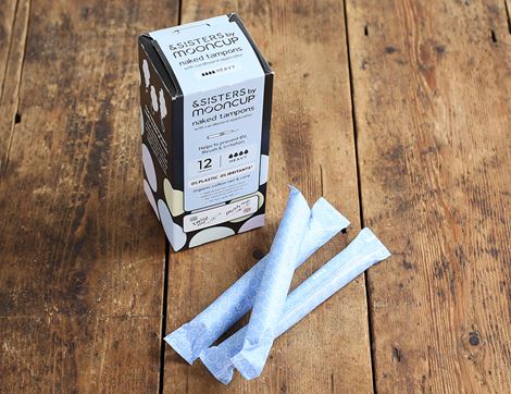 tampons with eco-applicator heavy organic cotton &sisters