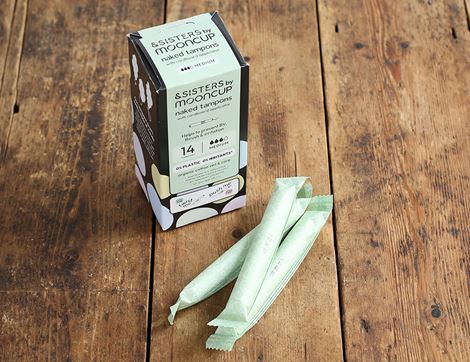 tampons with eco-applicator medium organic cotton &sisters