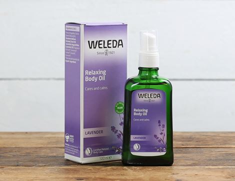 lavender body oil weleda