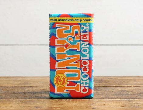 milk chocolate chip cookie tony's chocolonely