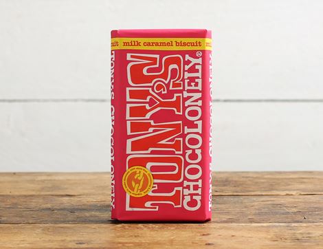 milk chocolate caramel biscuit tony's chocolonely