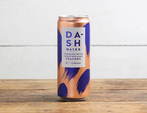 peach infused sparkling water dash water