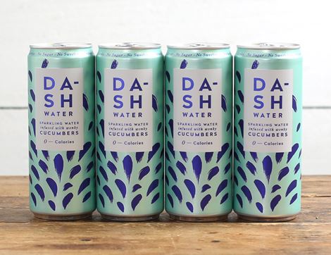 cucumber infused sparkling water dash water