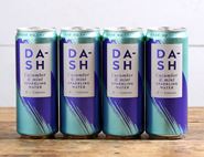 Cucumber & Mint Infused Sparkling Water, B Corp, Non-Organic, DASH Water (4 x 330ml)