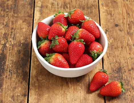 strawberries organic 400g