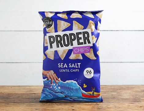 sea salt lentil chips proper