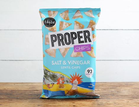 salt & vinegar lentil chips proper