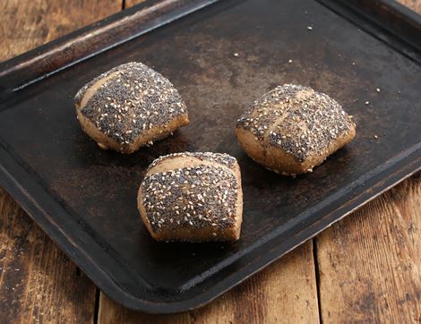 Seeded Rolls, Gluten Free, Organic, Amisa (3 rolls)