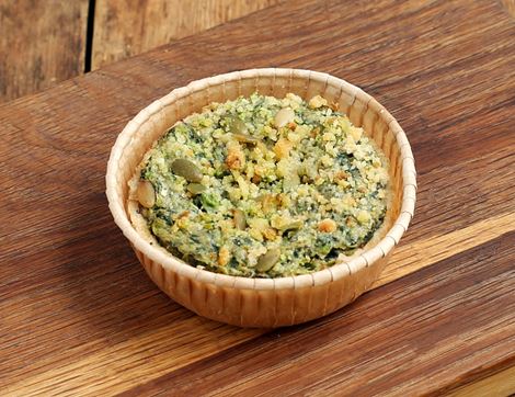 Petit Pois & Courgette Vegan Quiche, B Corp, Non-Organic, Higgidy (155g)