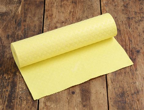 Compostable Sponge Kitchen Roll, Yellow, ecoLiving (each)