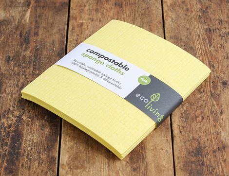 compostable sponge cloths ecoliving