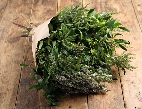 Hand-tied Seasonal Bouquet, Organic, Abel & Cole