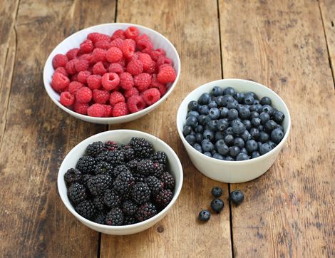 large mixed berry punnet