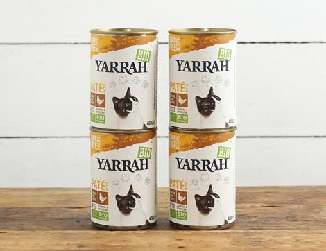 chicken spirulina & seaweed pate for cats yarrah 4 x 400g