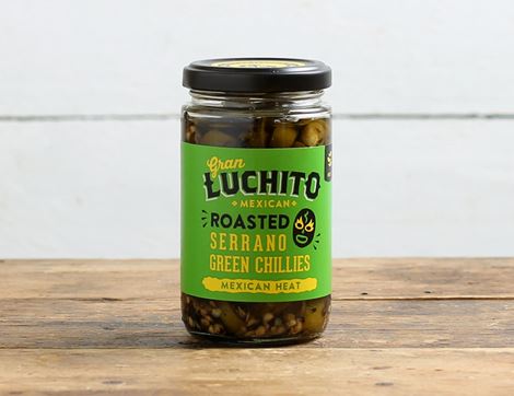 roasted serrano green chilies gran luchito