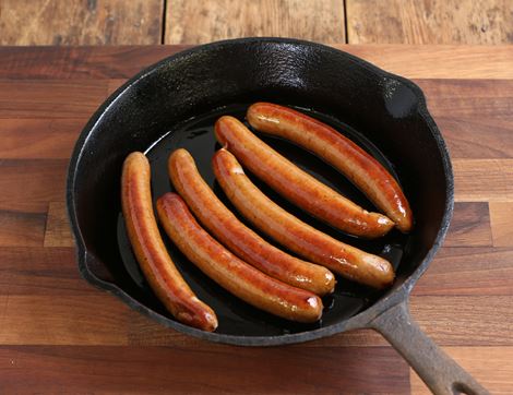 mighty pork frankfurters rare & pasture