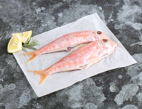 whole wild red mullet