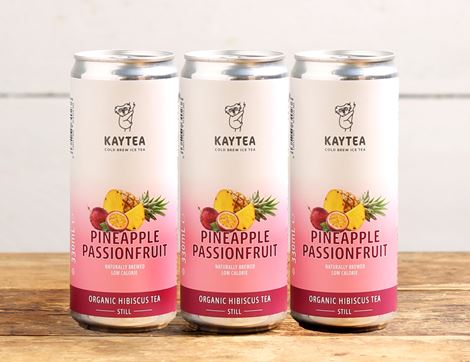 Pineapple Passionfruit Ice Tea, Organic, KAYTEA (3 x 330ml)