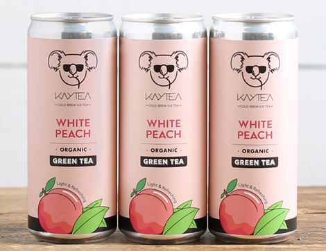 white peach ice tea kaytea