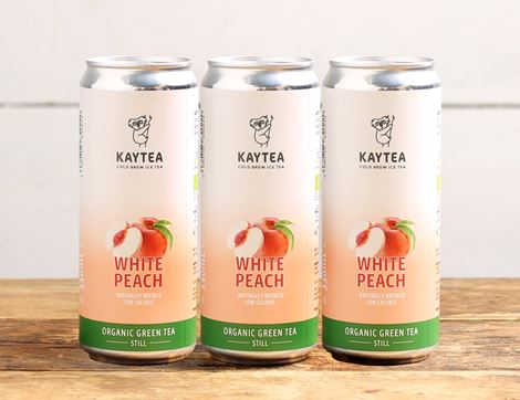 White Peach Ice Tea, Organic, KAYTEA (3 x 330ml)