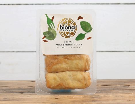 Mini Spring Rolls, Organic, Biona (200g, pack of 4)