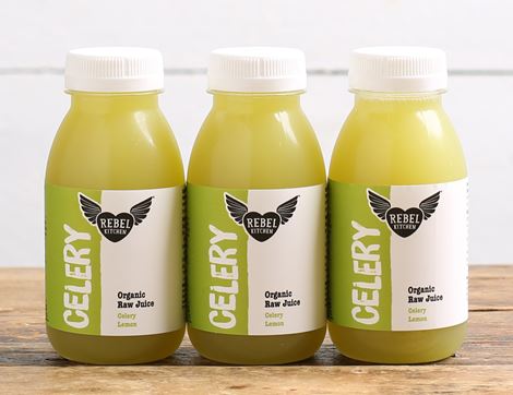 Celery Juice, Organic, Rebel Kitchen (3 x 250ml)