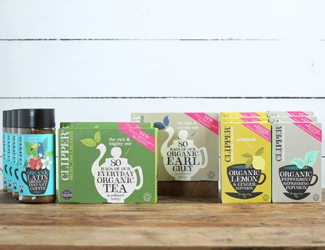 organic office tea & coffee bundle fed by abel & cole