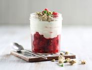 Raspberry Breakfast Pots