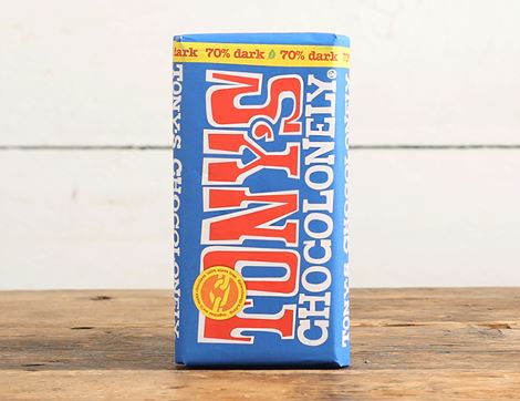 dark chocolate 70% tony's chocolonely