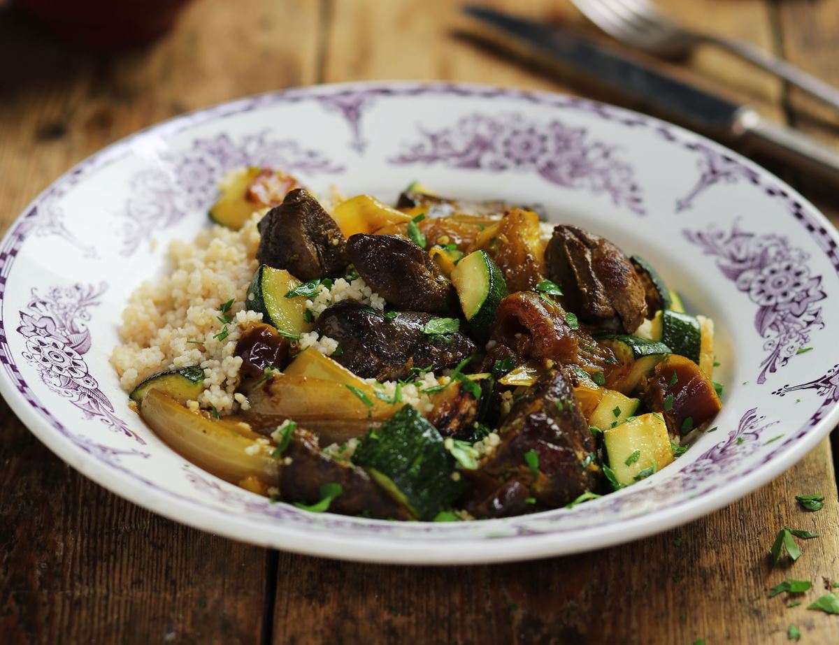 Date, Saffron & Pigeon Tagine