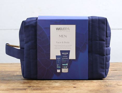Men's Wash Bag Gift Set, B Corp, Non-Organic, Weleda