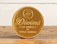 giant milk chocolate coin divine chocolate