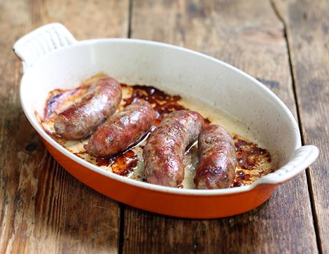 Berwickshire Sausages, Gluten-Free, High Welfare, Non-Organic, Peelham Farm (300g)