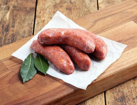 Cooking Chorizo Sausages, Gluten Free, High Welfare, Non-Organic, Peelham Farm (300g)