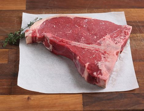 35 day dry-aged t-bone steak daylesford
