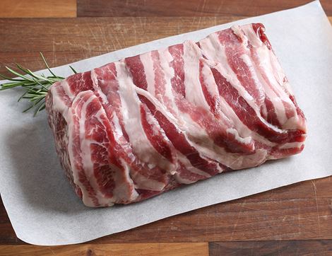 Beef Meatloaf with Streaky Bacon, Organic & Non-Organic, High Welfare, Peelham Farm (1kg)