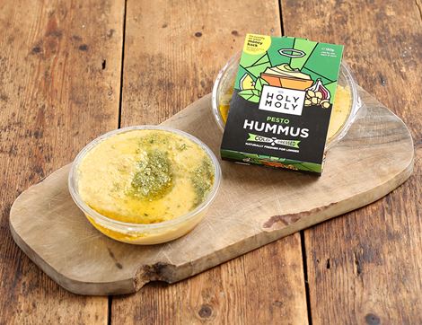 pesto houmous non-organic holy moly